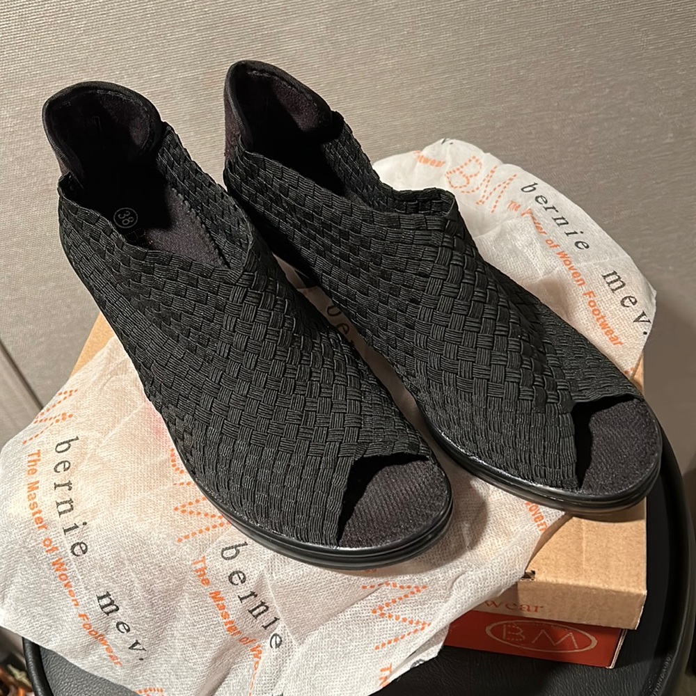 Bernie Mev Claire Peep Toe Shoes